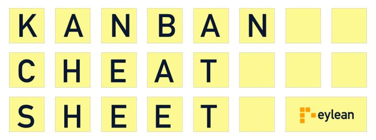 kanban cheat sheet, Kanban User Cheat Sheet, Eylean Blog, Eylean Blog