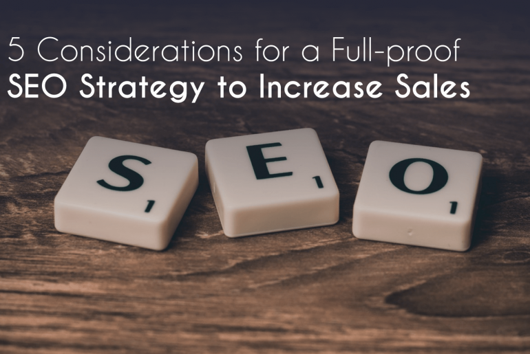 SEO Strategy to Increase Sales